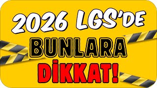 2026 LGS Hazırlığında Bunlara Dikkat Et ‼️👀 #2026LGS