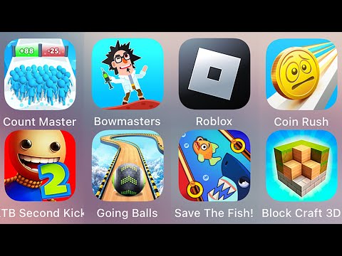 Roblox,Kick The Buddy,Great School Breakout,Bowmasters,Save The Fish,Going Balls,Count Master 3D