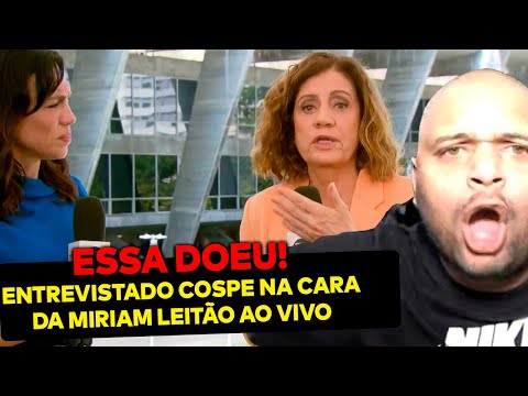 AO VIVO! Entrevistado cospe na cara da Miriam Leitão, detona Lula e ainda rasga elogios a Bolsonaro