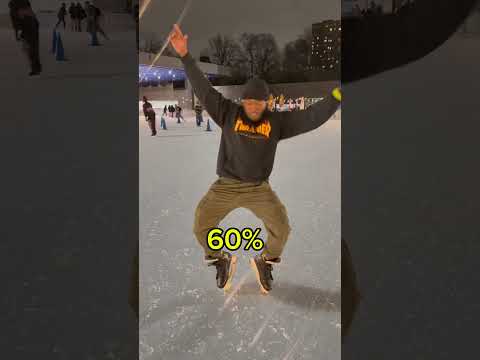Ice level 0 to 100 #iceskating #skating