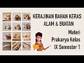 Kerajinan Bahan Keras