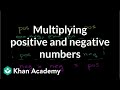 Multiplying Positive and Negative Numbers