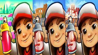 SUBWAY SURFERS : BALI 🆚 ROME & ISTANBUL! ULTIMATE MAPS COMPARISON!