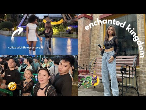 A DAY AT ENCHANTED KINGDOM! 🎡🤩 + collab with flowerovlove! 🤍