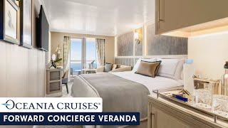 Oceania Allura | Forward Concierge Veranda Full Walkthrough Tour & Review | 4K