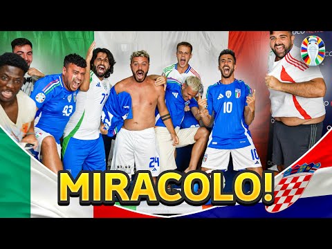 MIRACOLO!!! ?? CROAZIA 1-1 ITALIA ?? | LIVE REACTION ELITES HD