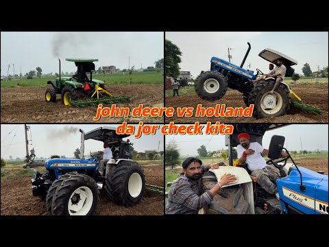 John deere VS holland da jor check kita ajj | frk pta lg gya ajj modifi tracter da | dhillonpreet