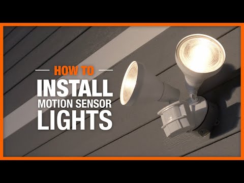 How to Install a Motion Sensor Light