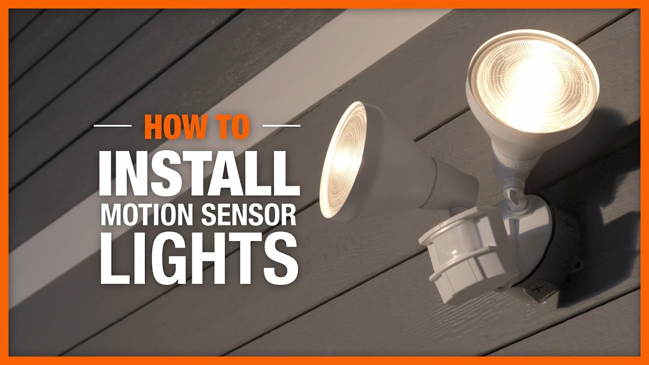 How to Install a Motion Sensor Light