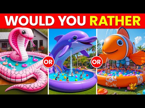 Would You Rather - Build Your Most MAGICAL ANIMAL House Ever 🦄🐯🏰🌈✨