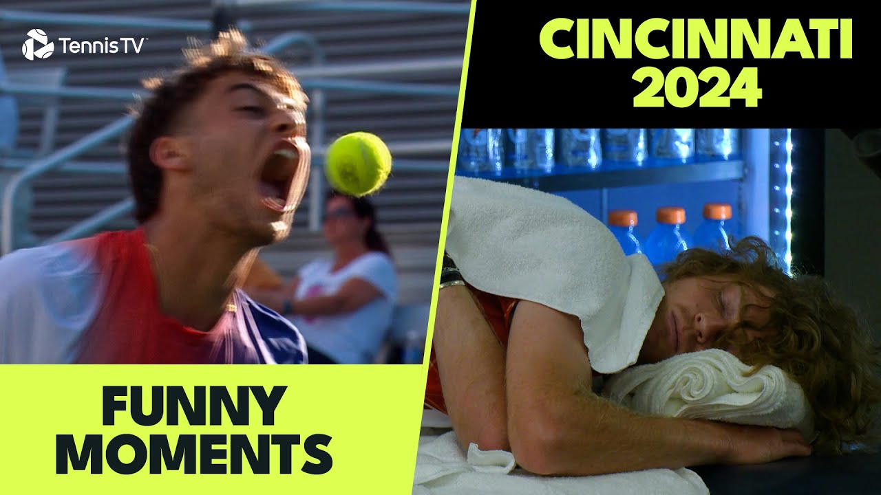 Impressive (and not so impressive) Fan Catches; Sinner Snooze & More | Cincinnati 2024 Funny Moments