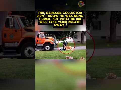 ?Watch next - This garbage collector didn't know he was being filmed!