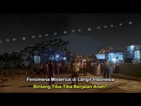 Viral Penampakan Bintang Berjalan Kembali Muncul di Langit Gegerkan Warga! Fenomena Alam