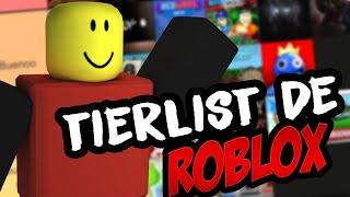 LOS MEJORES JUEGOS DE ROBLOX según yo xd | Tierlist de Roblox