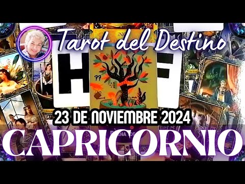 CAPRICORNIO HOY ♑️ Horóscopo de hoy 23 de Noviembre 2024 | Tarot del Destino #capricornio