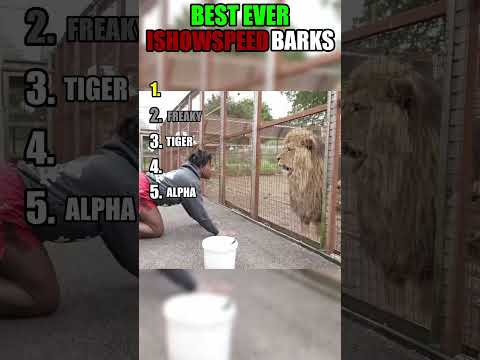 RANKING Best Ever iShowSpeed Barks!! 😂🐶 #ishowspeed #shorts