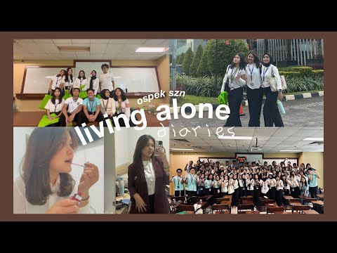 living alone diaries; first day of college, ospek vlog📚