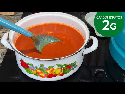 Cómo hacer un  Caldillo  #keto  🌶 para acompañar  Comida Mexicana  🇲🇽  Recetas keto