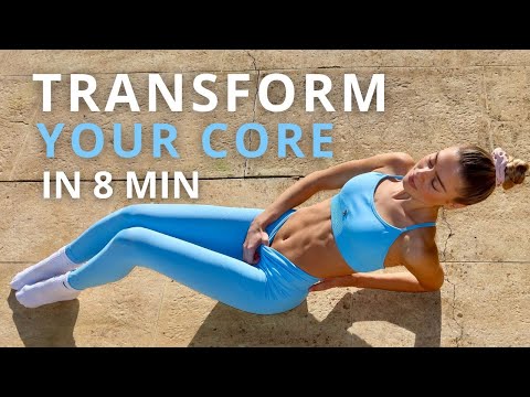 8 MIN. ABS WORKOUT to Tone, Sculpt & Transform Your Core