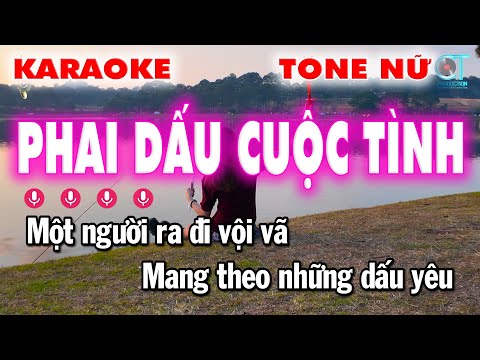 Phai Dấu Cuộc Tình Rumba Tone Nữ Nhạc Hoa Lời Việt | Làng Hoa Karaoke