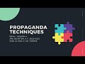 Understanding Propaganda Techniques