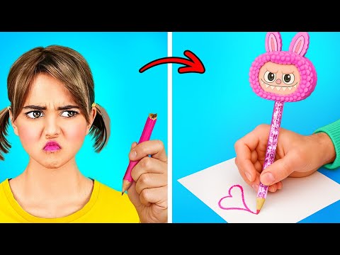 GENIUS SCHOOL HACKS Teachers Wish They Knew!" (Epic DIY Ideas! ✏️🔥) by 123 GO!