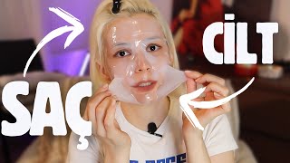 SAÇ VE CİLT BAKIM RUTİNİM VLOG ✨
