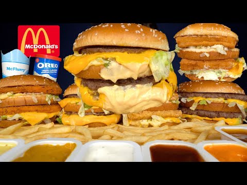 EATING EVERY MCDONALDS BIG MAC FOR MY BIRTHDAY! WHICH BURGER IS BEST? + Oreo McFlurry & Fries