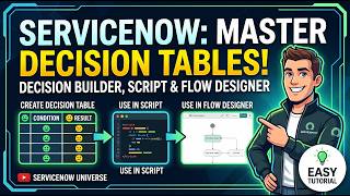 ServiceNow Decision Builder: The ULTIMATE Guide (Using Decision Tables in Script & Flow Designer)