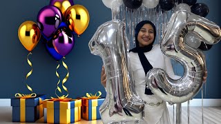 مفاجآت في عيد ميلاد ليلي ال15 مع صحباتها 🎁🎈