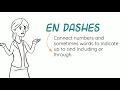 Understanding Em-dashes and N-dashes