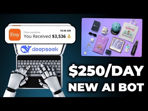 Use New Ai Bot to Earn $250/Day with Print On Demand T Shirt Business! (FREE) | Earn Money Online