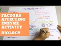 Exploring Factors Influencing Enzyme Activity