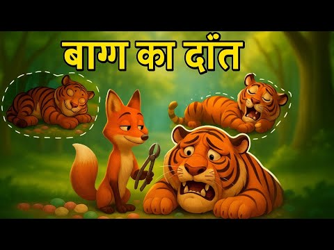 लोमड़ी ने चॉकलेट खिलाकर बाघ का दांत उखाड़ लिया