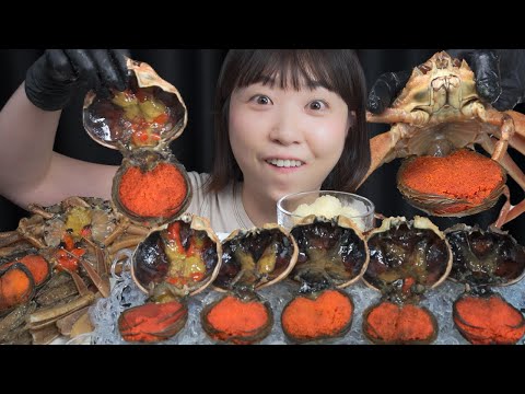 빵게 품에 이렇게 알로 꽉 찬 줄은 몰랐지..🦀Mukbang eating show