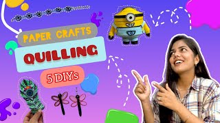QUILLING Series 😍 | Paper crafts | Easy DIYs #diy #youtube