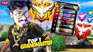 New Season Rank Push || V badge Sniper King ✌ Free Fire LIVE!