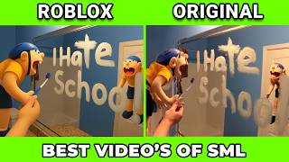 SML Movie vs SML ROBLOX: BEST SML VIDEOS ! Side by Side #20