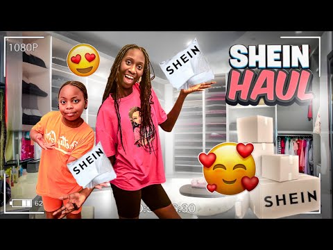 HUGE SHEIN CLOTHING HAUL. GET READY WITH US AND HELP US PICK OUT THE PERFECT OUTFIT😍