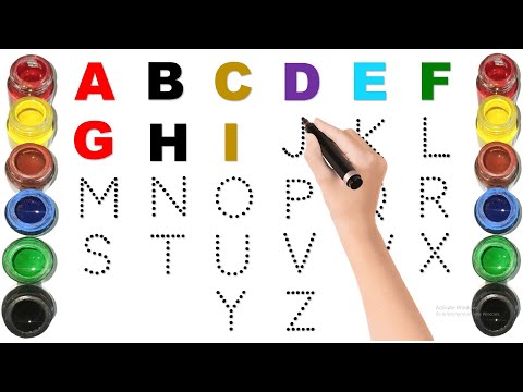 A to Z kids learn, ABCD, Collection for writing along Dotted lines for kids, 12345, Alphabets