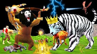 Top 03 Lion Amazing Hindi Moral Stories Collection Sher Ki Kahani - Hindi Kahaniya - Fairy Tales.