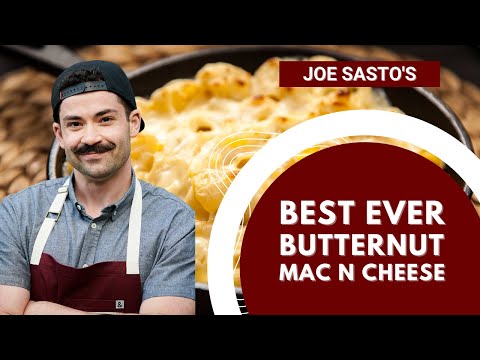 Make Joe Sasto's incredible Butternut Squash Mac N Cheese & save money on groceries all month long.