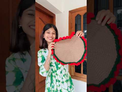 I made a CROCHET ROSE BOUQUET BLANKET 💐🧶 | thejathangu😉 #Shorts