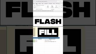 Show Excel the Pattern Once | Flash Fill