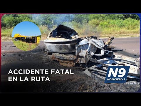 ACCIDENTE FATAL EN LA RUTA - NOTICIERO 9