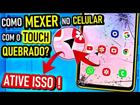 Como MEXER no Celular com a TELA QUEBRADA (TOUCH CONGELADA) ATIVE ESSA FUNÇÃO!