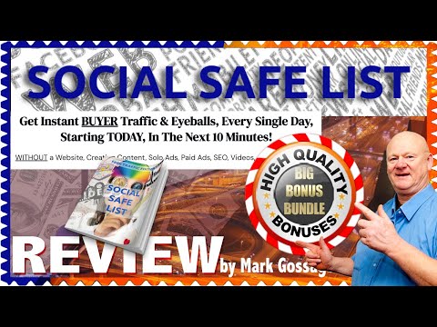 Social Safe List Review 🚦 Instant Buyer Traffic in 10 Minutes! No Website Needed! 🤐 + BONUSES 🚦