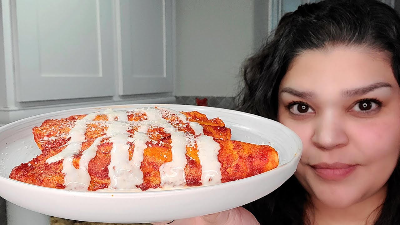 Traditional Red Chicken Enchiladas Authentic Sauce Recipe