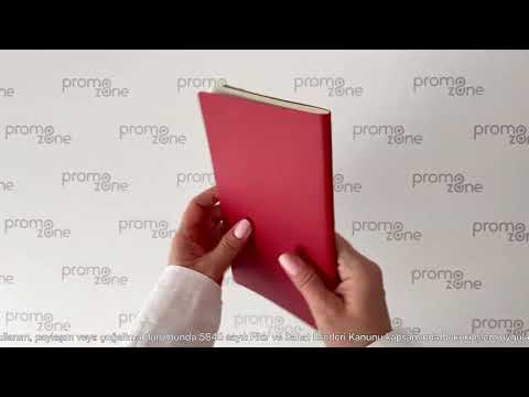 13 x 21 cm Termo Deri Terzi Dikişli Yumuşak Kapaklı Tarihsiz Defter, 80 Sayfa, 80gr. Ivory Çizgili İç Kağıt Promozone