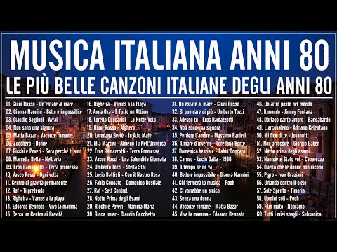 Le Piu Belle Canzoni Italiane Anni 80 - Musica Italiana anni 80 - Cantante Italiana anni 80